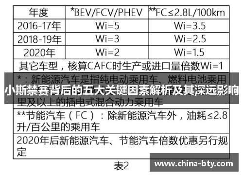 小斯禁赛背后的五大关键因素解析及其深远影响
